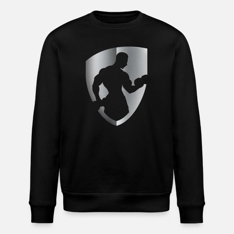 FITNESS silver - Sweat bio ROLLER Stanley/Stella Unisexe - noir