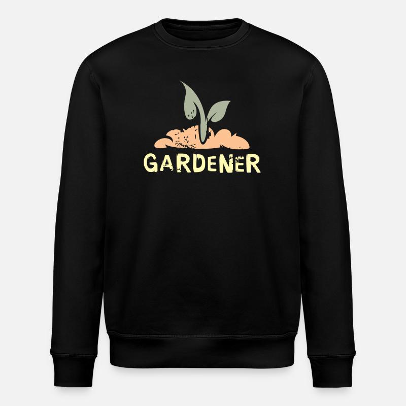 Jardiniers passionnés - plantes et fleurs - Sweat bio ROLLER Stanley/Stella Unisexe - noir