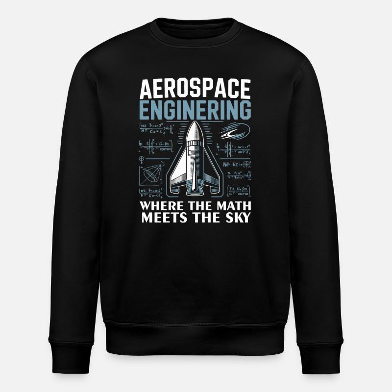 Aerospace Engineering Math Humor Design - Sweat bio ROLLER Stanley/Stella Unisexe - noir