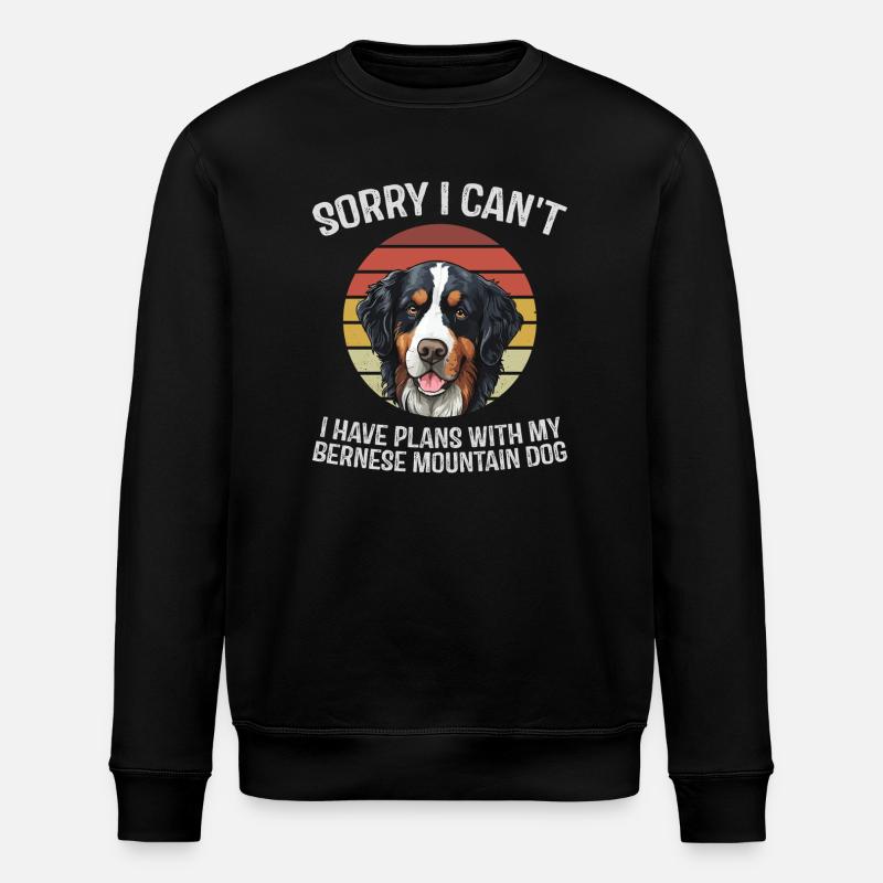 T-shirt d’humour bouvier bernois - Sweat bio ROLLER Stanley/Stella Unisexe - noir
