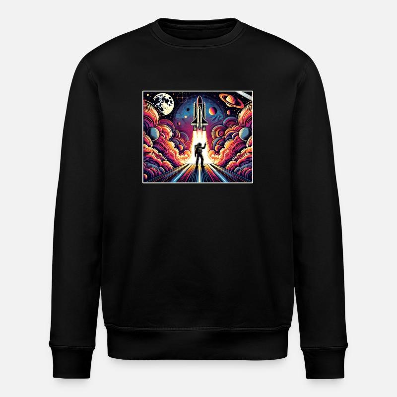 Conception de mission spatiale d’astronaute - Sweat bio ROLLER Stanley/Stella Unisexe - noir