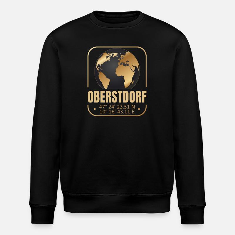 Oberstdorf - Stanley/Stella Unisex Bio-Sweatshirt ROLLER - Schwarz