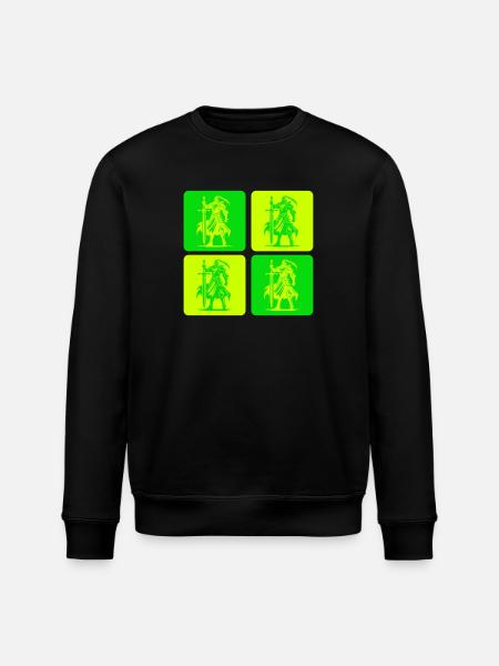 Knight of Justice - Stanley/Stella ROLLER Unisex Organic Sweatshirt - black