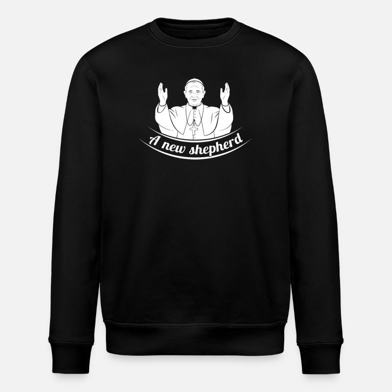 Ein Neuer Hirte - Stanley/Stella Unisex Bio-Sweatshirt ROLLER - Schwarz