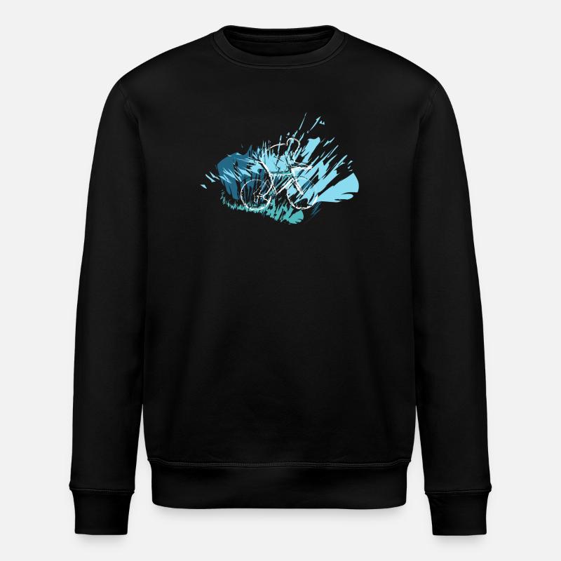 Rickel's Design: Biker  Style 26 - Stanley/Stella Unisex Bio-Sweatshirt ROLLER - Schwarz