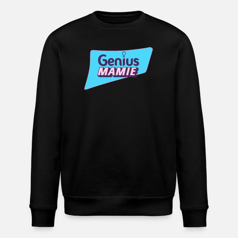 Genius Mamie - Sweat bio ROLLER Stanley/Stella Unisexe - noir