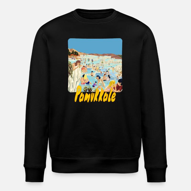 Pamukkale - Stanley/Stella Unisex Bio-Sweatshirt ROLLER - Schwarz