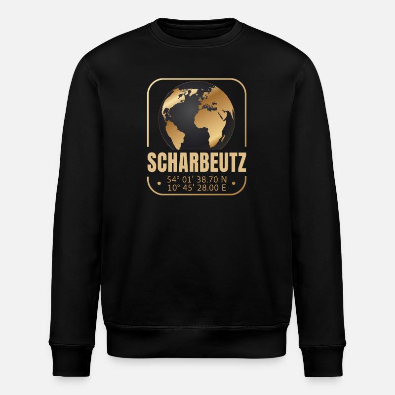Scharbeutz - Stanley/Stella Unisex Bio-Sweatshirt ROLLER - Schwarz