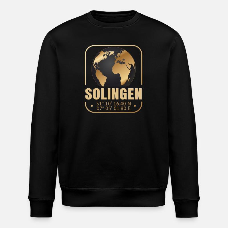 Solingen - Stanley/Stella Unisex Bio-Sweatshirt ROLLER - Schwarz