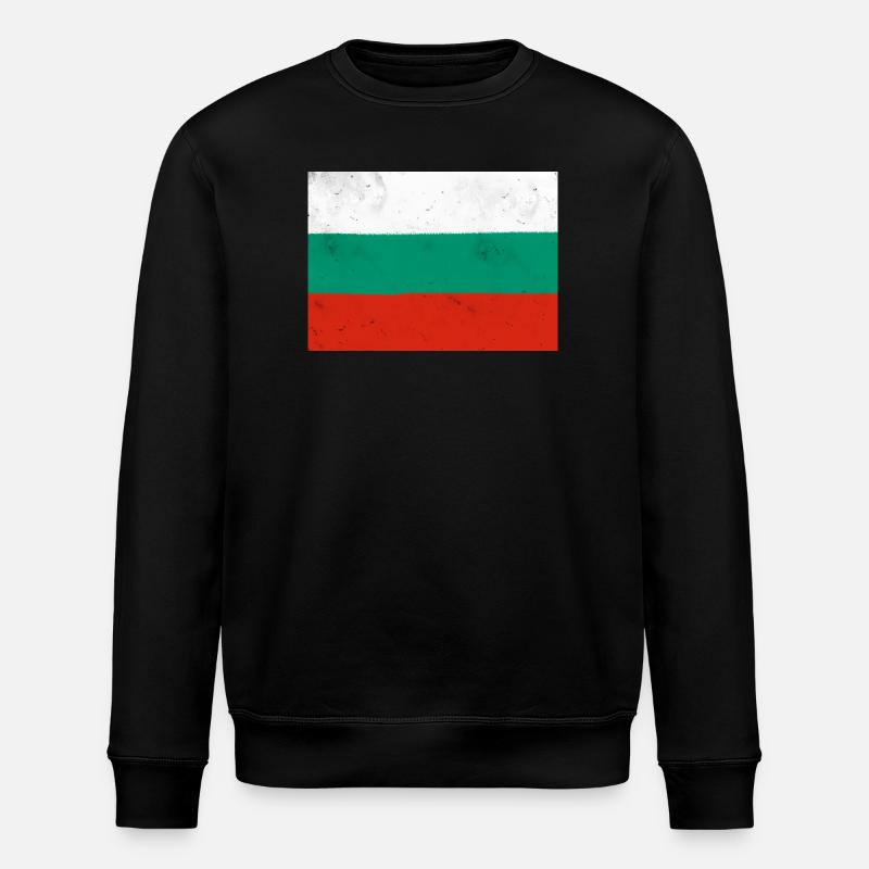 Drapeau de la Bulgarie - Sweat bio ROLLER Stanley/Stella Unisexe - noir