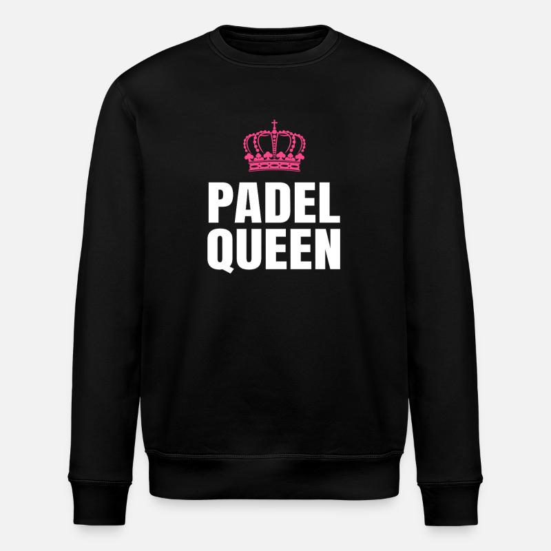 Padel-Königin - Stanley/Stella Unisex Bio-Sweatshirt ROLLER - Schwarz