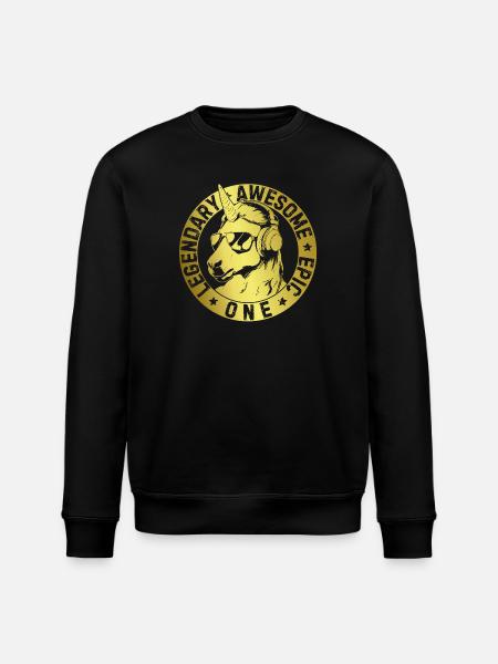 LEGENDÄRES, GROSSARTIGES, EPISCHES - Stanley/Stella Unisex Bio-Sweatshirt ROLLER - Schwarz
