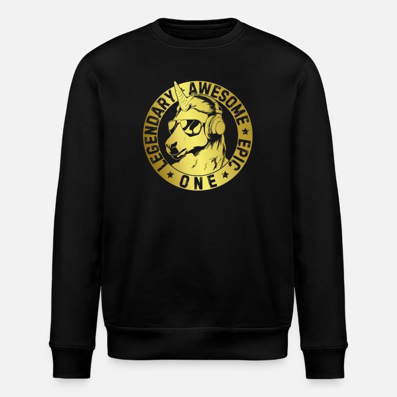 LEGENDÄRES, GROSSARTIGES, EPISCHES - Stanley/Stella Unisex Bio-Sweatshirt ROLLER - Schwarz
