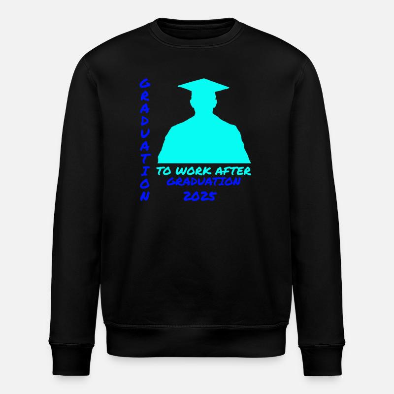 Abschluss 2025: Jobstart Silhouette - Stanley/Stella Unisex Bio-Sweatshirt ROLLER - Schwarz