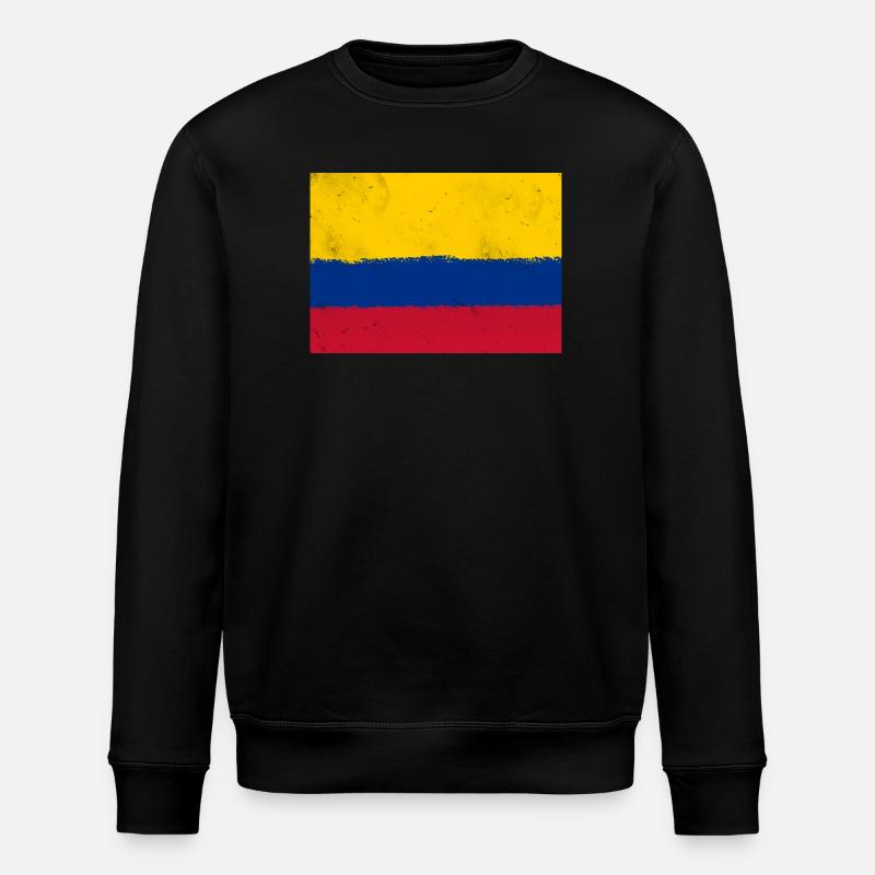 Drapeau de la Colombie - Sweat bio ROLLER Stanley/Stella Unisexe - noir