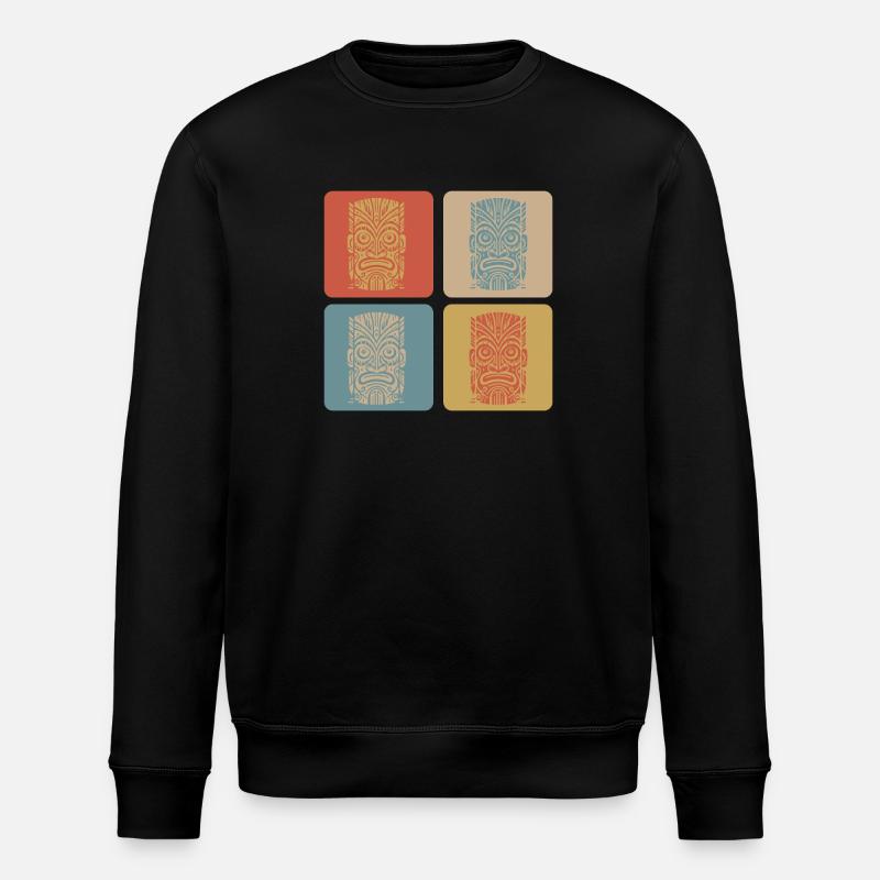 Masque Tiki - Sweat bio ROLLER Stanley/Stella Unisexe - noir