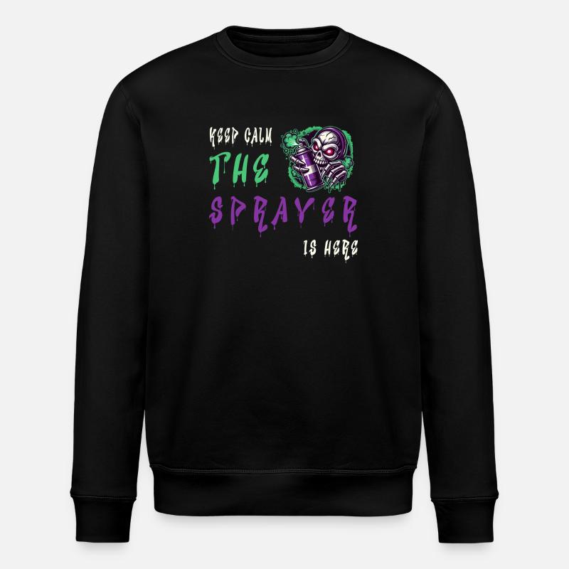 Keep Calm – Le pulvérisateur - Sweat bio ROLLER Stanley/Stella Unisexe - noir