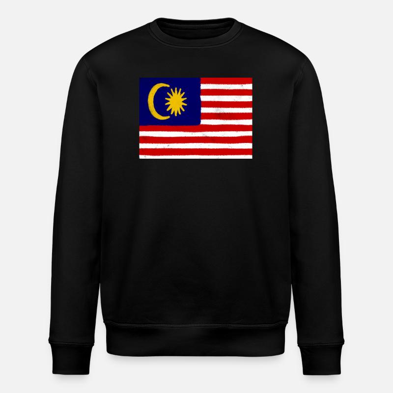 Drapeau de la Malaisie - Sweat bio ROLLER Stanley/Stella Unisexe - noir