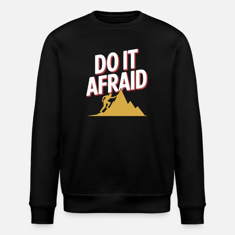 Fais-le Peur Courage Développement Motivation - Sweat bio ROLLER Stanley/Stella Unisexe - noir