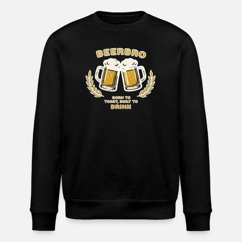 BEERBRO - Stanley/Stella Unisex Bio-Sweatshirt ROLLER - Schwarz