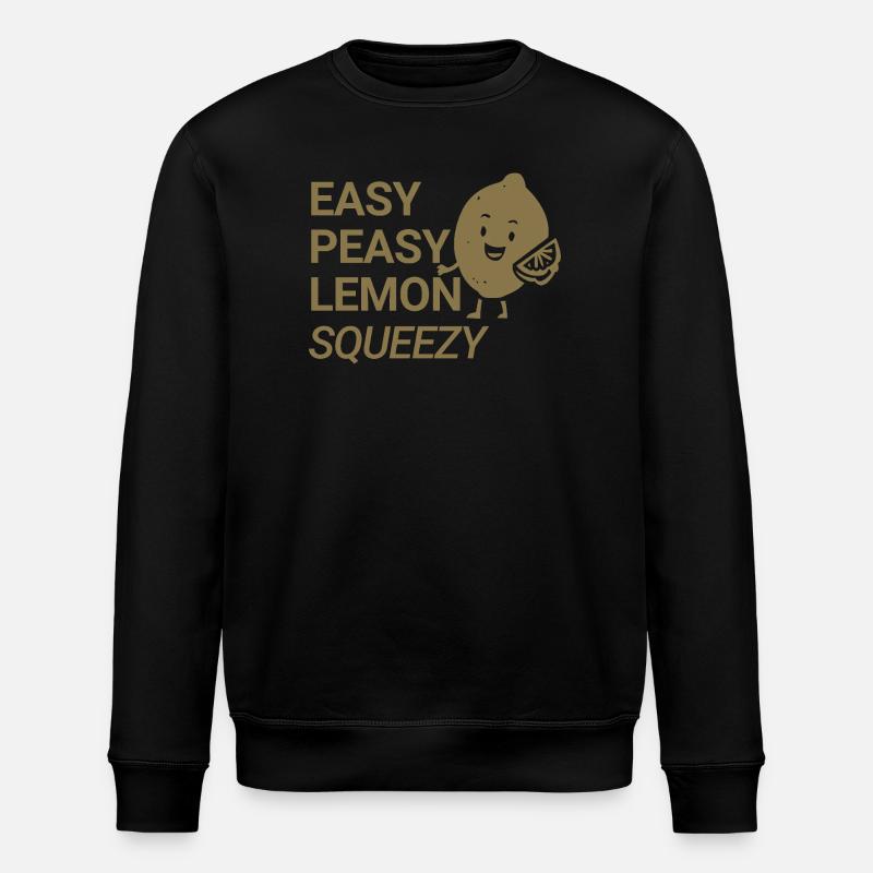 Squeeze au citron facile - Sweat bio ROLLER Stanley/Stella Unisexe - noir