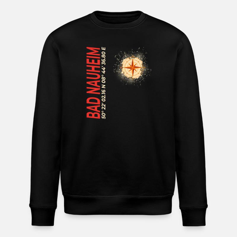 Bad Nauheim - Stanley/Stella Unisex Bio-Sweatshirt ROLLER - Schwarz