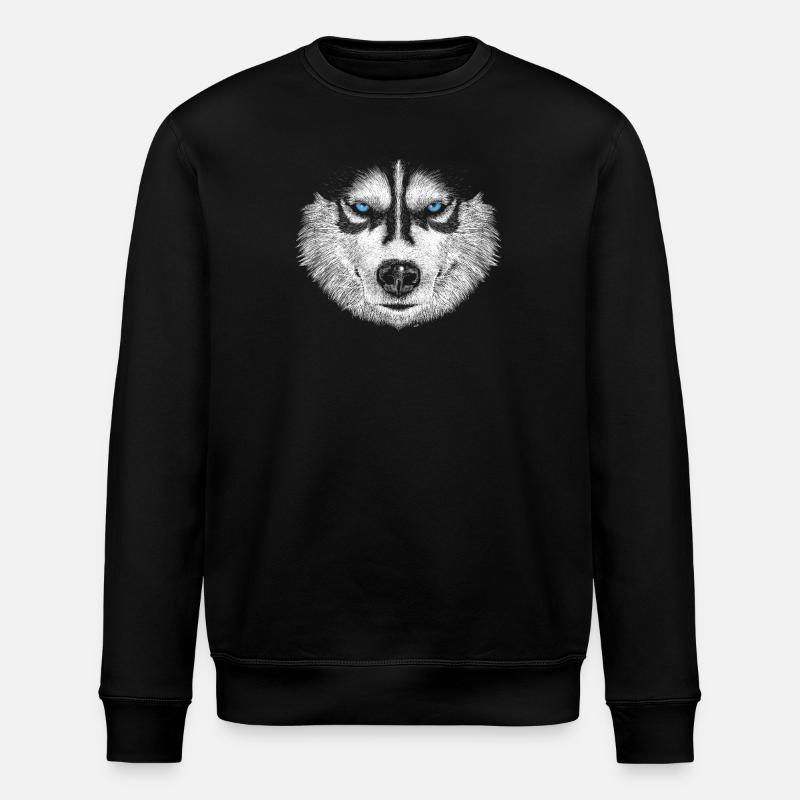 Husky - Stanley/Stella Unisex Bio-Sweatshirt ROLLER - Schwarz
