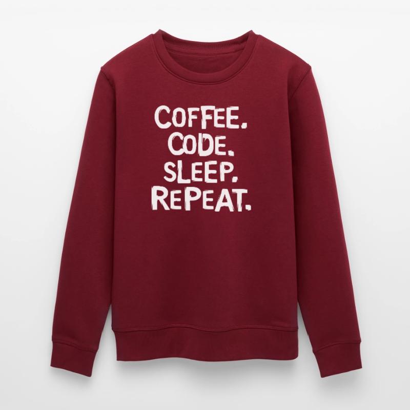 Coffee Code Sleep - Répéter le travail du programmeur Sweat bio ROLLER Stanley/Stella Unisexe