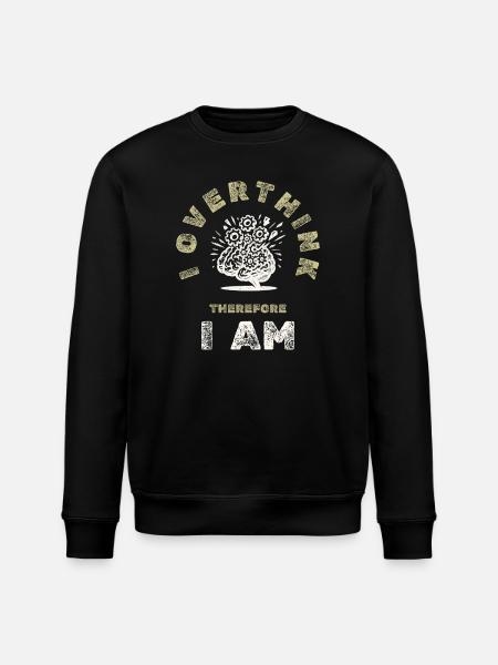 Brain Explosion Humor - Stanley/Stella ROLLER Unisex Organic Sweatshirt - black
