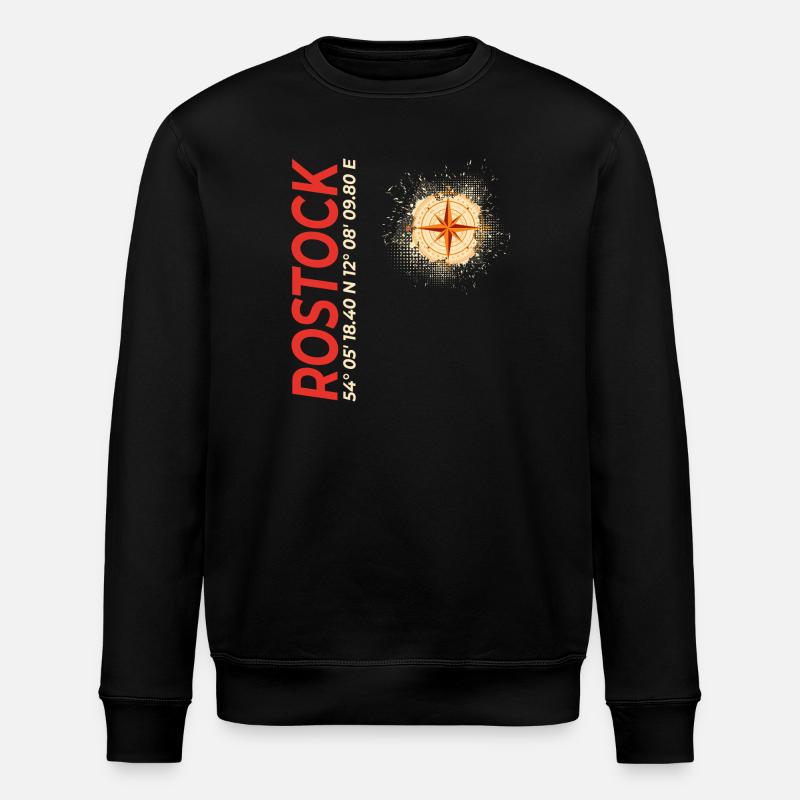 Rostock - Stanley/Stella Unisex Bio-Sweatshirt ROLLER - Schwarz