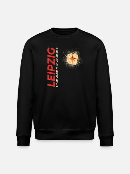 Leipzig - Stanley/Stella Unisex Bio-Sweatshirt ROLLER - Schwarz