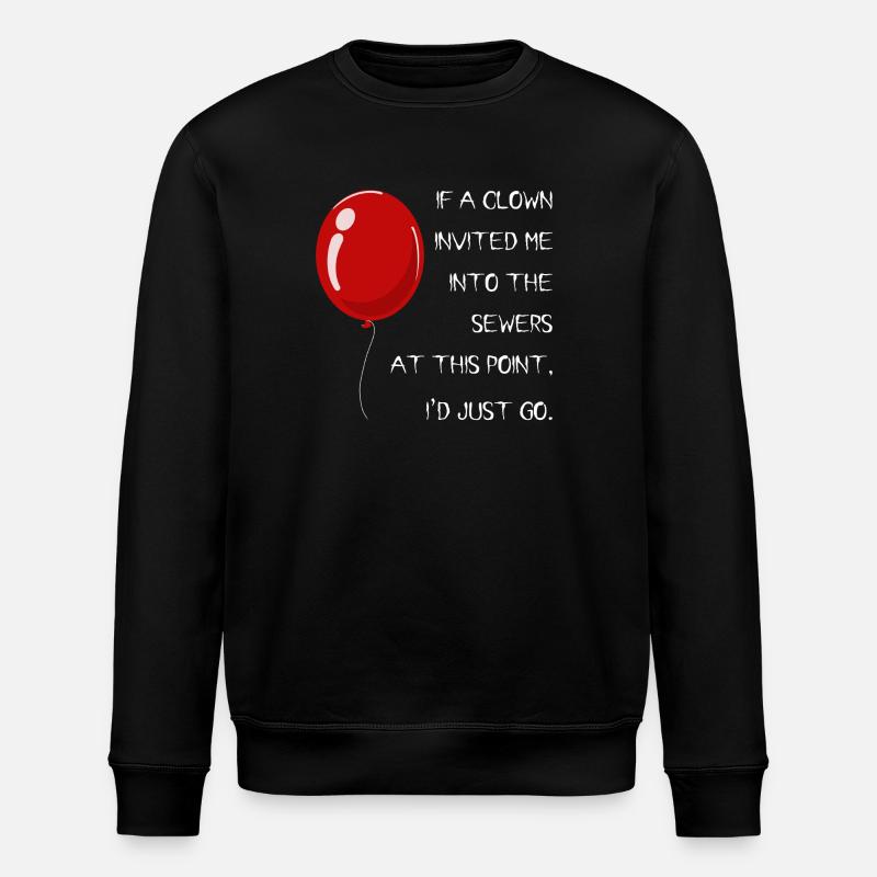 Invitation du clown - Sweat bio ROLLER Stanley/Stella Unisexe - noir