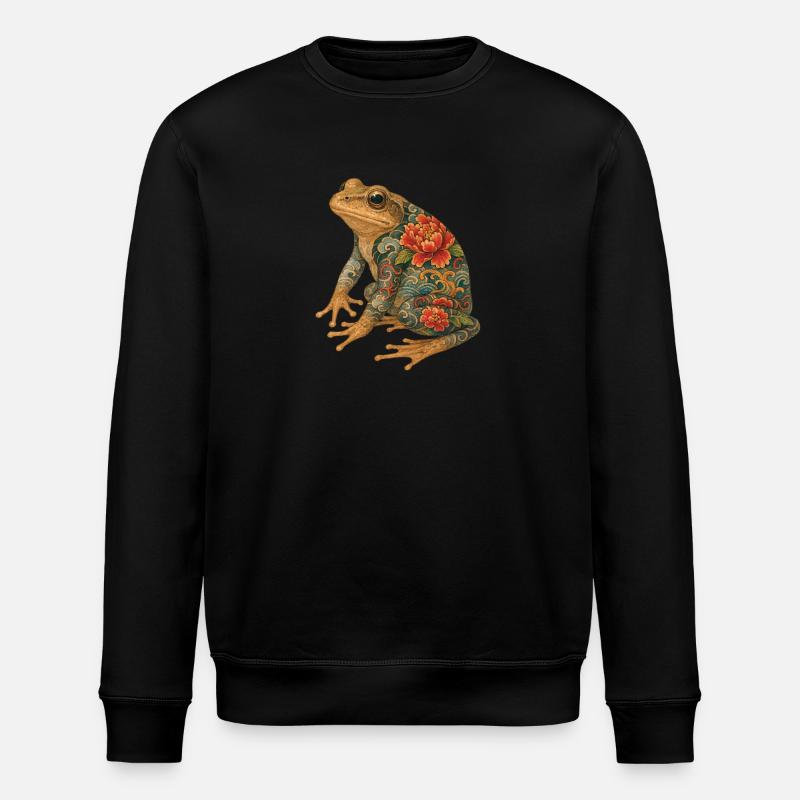 Yakuza Frog – Silence à l’encre - Sweat bio ROLLER Stanley/Stella Unisexe - noir