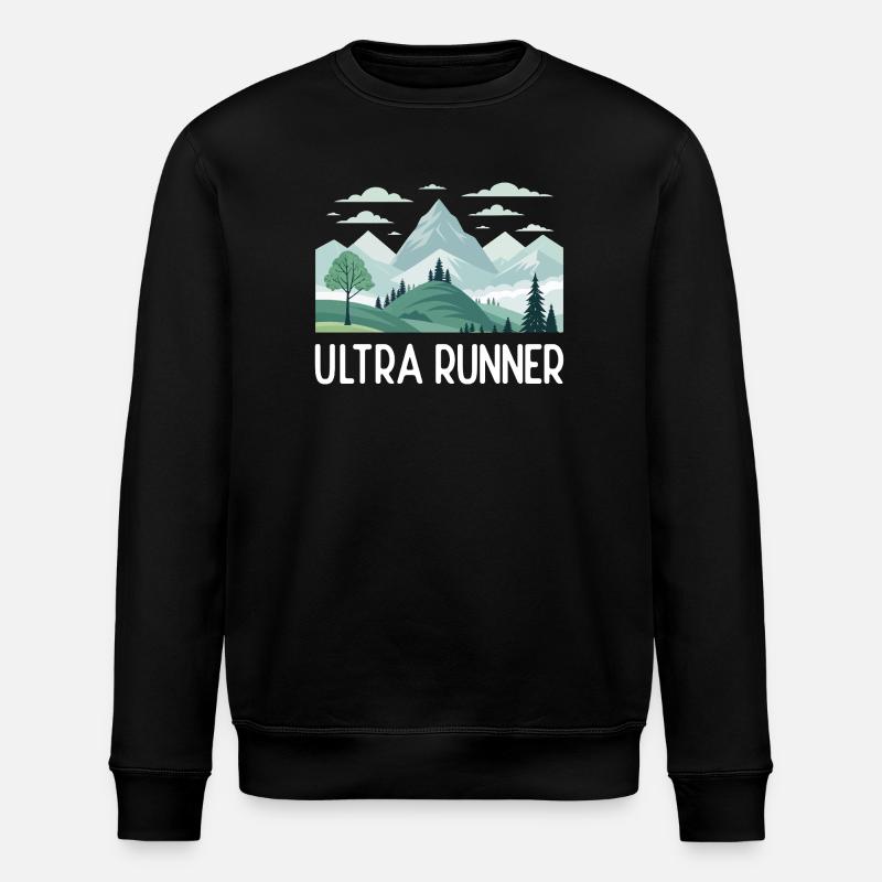 Ultra-Läufer - Stanley/Stella Unisex Bio-Sweatshirt ROLLER - Schwarz