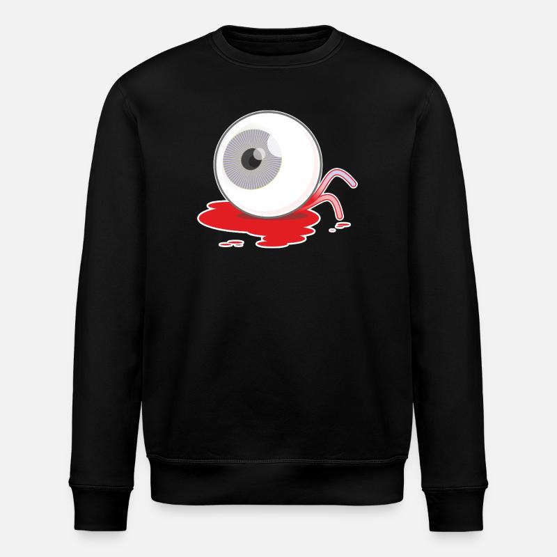 Augapfel - Stanley/Stella Unisex Bio-Sweatshirt ROLLER - Schwarz