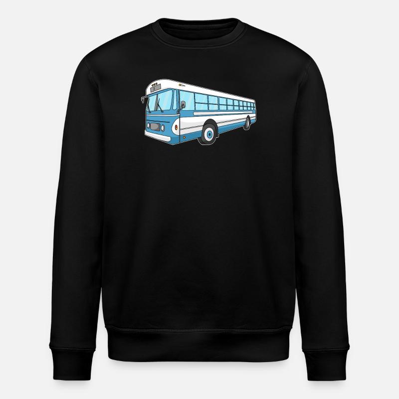Bus - Stanley/Stella ROLLER Unisex Organic Sweatshirt - black