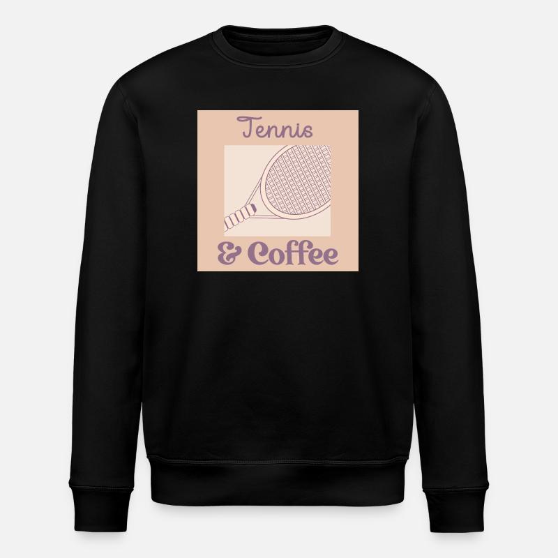 Tennis-Kaffee - Stanley/Stella Unisex Bio-Sweatshirt ROLLER - Schwarz