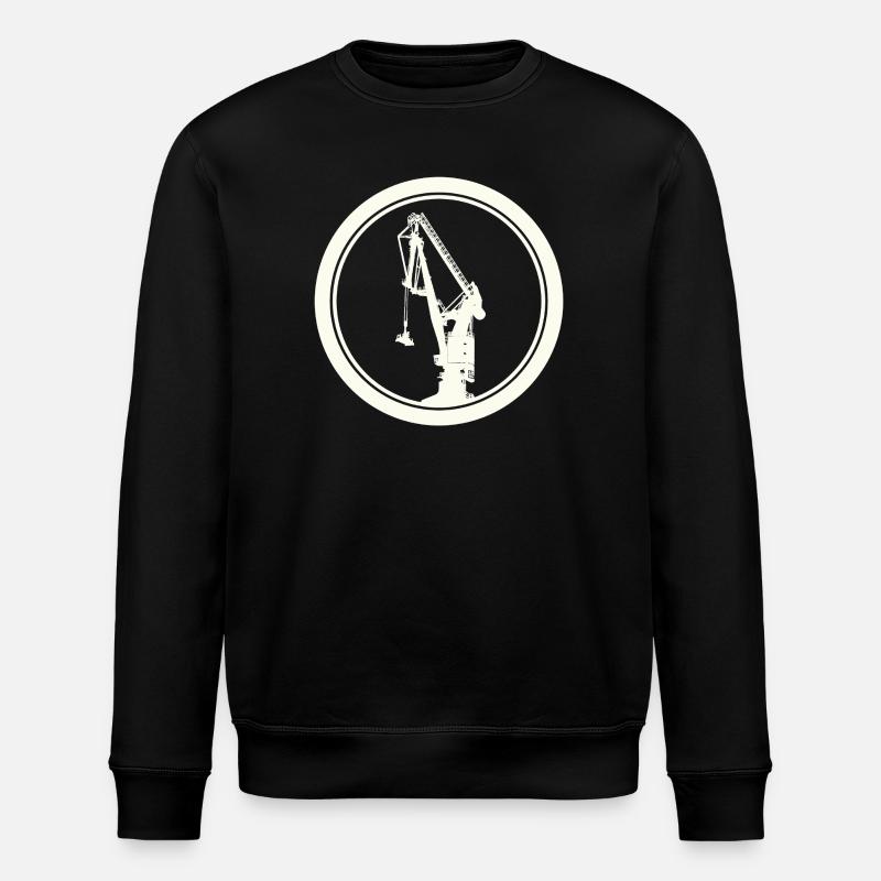 Grue Portuaire Silhouette 03 - Sweat bio ROLLER Stanley/Stella Unisexe - noir