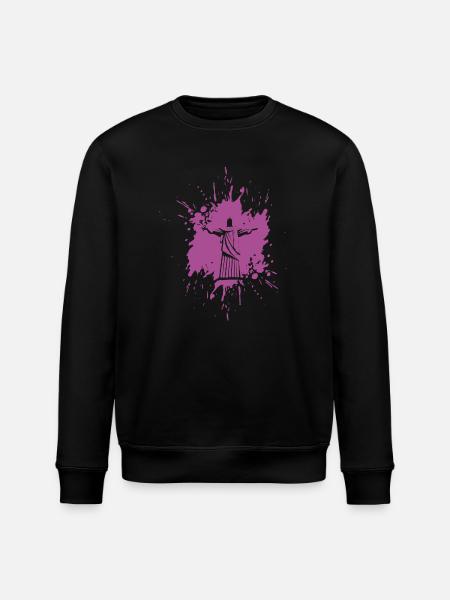 Rio de Janeiro | Christo - Stanley/Stella ROLLER Unisex Organic Sweatshirt - black