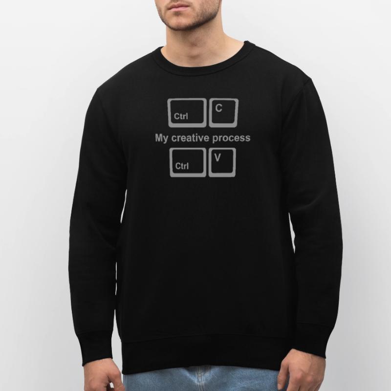 Copy Paste Shirt – Funny Coder & Designer Tee Stanley/Stella Unisex Bio-Sweatshirt ROLLER