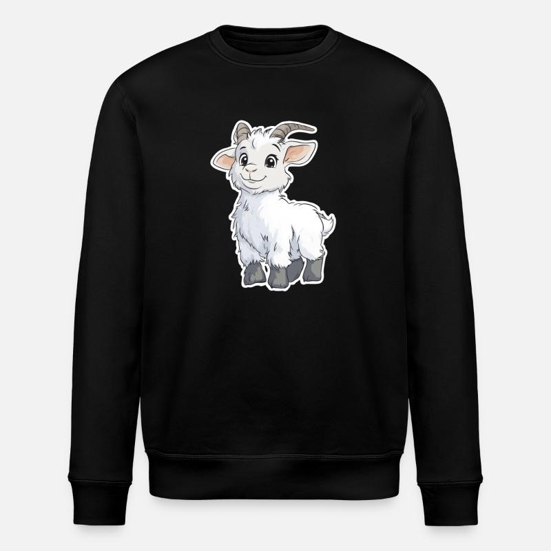 Ziege - Stanley/Stella Unisex Bio-Sweatshirt ROLLER - Schwarz