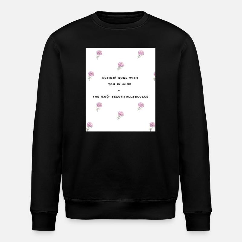 Love 12 - Stanley/Stella Unisex Bio-Sweatshirt ROLLER - Schwarz