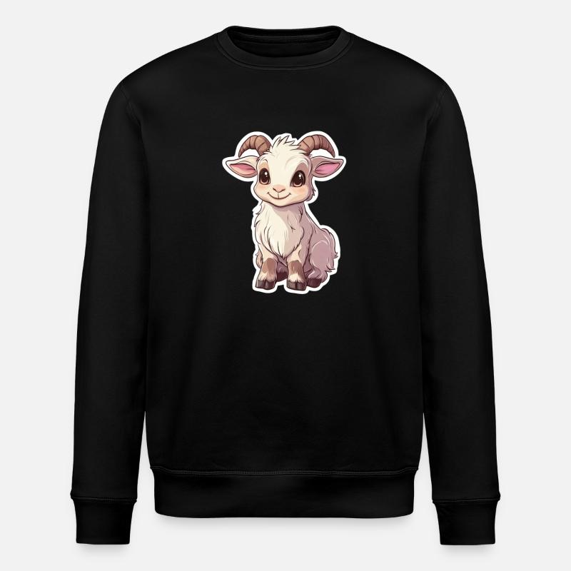 Ziege - Stanley/Stella Unisex Bio-Sweatshirt ROLLER - Schwarz