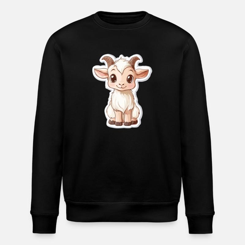 Ziege - Stanley/Stella Unisex Bio-Sweatshirt ROLLER - Schwarz