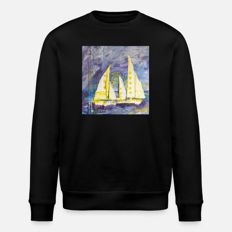 Voilier - Sweat bio ROLLER Stanley/Stella Unisexe - noir