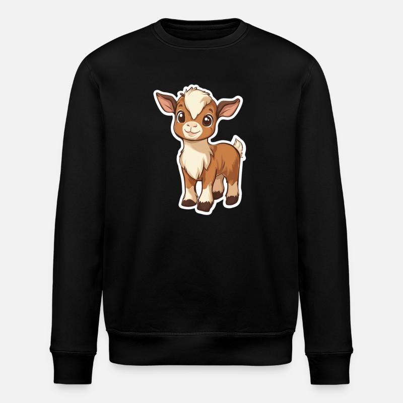 Ziege - Stanley/Stella Unisex Bio-Sweatshirt ROLLER - Schwarz