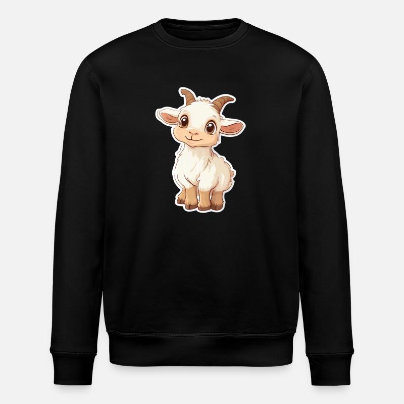 Chèvre - Sweat bio ROLLER Stanley/Stella Unisexe - noir