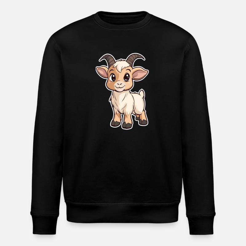 Chèvre - Sweat bio ROLLER Stanley/Stella Unisexe - noir
