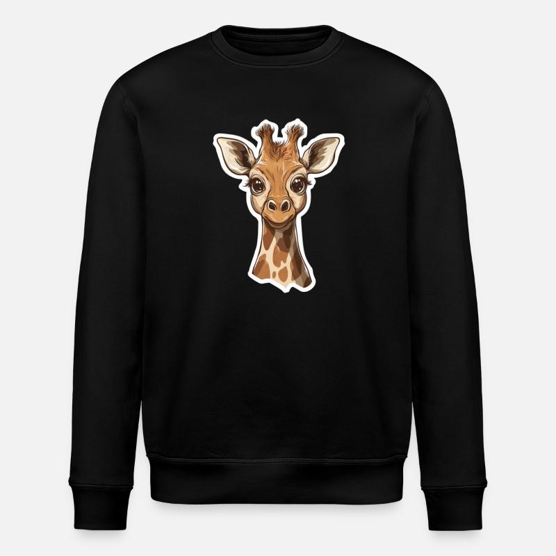 Giraffe - Stanley/Stella ROLLER Unisex Organic Sweatshirt - black