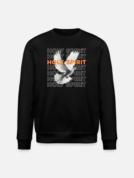 Dove of Holy Spirit - Stanley/Stella ROLLER Unisex Organic Sweatshirt - black
